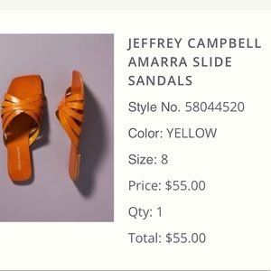 Jeffrey Campbell Amarra slide sandals